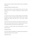 Interposición de exepciones previas.