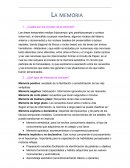 La memoria ¿Cuáles son los circuitos de la memoria?