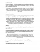 Tesis Tipo de investigación