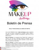 Ejemplo de Boletín de prensa.