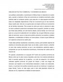 ANALISIS DE POLITICA COMERCIAL Y ECONOMICA DE MEXICO