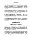 Reseña Histórica de Institución