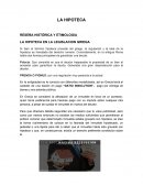 LA HIPOTECA RESEÑA HISTÓRICA Y ETIMOLOGIA LA HIPOTECA EN LA LEGISLACION GRIEGA