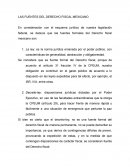 LAS FUENTES DEL DERECHO FISCAL MEXICANO