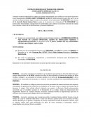 Contrato de Trabajo.