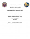 QUÍMICA Y LABORATORIO II “Reacciones químicas y el calentamiento global”