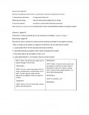 Who did she see /a quien ella vio. Had they been in touch recently/Habían estado en contacto reciente.