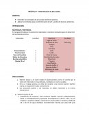 En la siguiente tabla se muestran los materiales y reactivos necesarios para el desarrollo de la presente práctica.