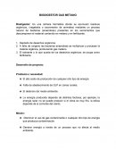 BIODIGESTOR GAS METANO.