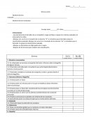 Lea atentamente el borrador de su compañero, luego verifique si posee los criterios evaluados en esta pauta de cotejo.