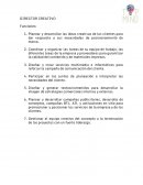 Planear y desarrollar las ideas creativas de los clientes para dar respuesta a sus necesidades de posicionamiento de marca.