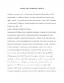 Anemia por enfermedad cronica.