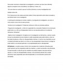 Para poder comenzar a desarrollar la investigación, se tienen que tener bien definidos algunos conceptos como el problema, los objetivos, el tema, etc...