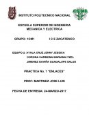INSTITUTO POLITECNICO NACIONAL ESCUELA SUPERIOR DE INGENIERIA MECANICA Y ELECTRICA