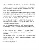 RECUERDO CUANDO MAMITA Y PAPITO LLEGARON CONTIGO DE LA MANO, NO QUERÍAS DESPEGARTE DE ELLOS PERO PASARON LOS DÍAS Y TODO COMENZÓ A GUSTARTE.