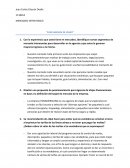 Mercadeo estrategico “Caso Agencia de viajes”