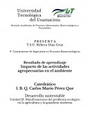 Impacto ambiental en las actividades agropecuarias