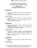 Antecedentes de la investigación. Estudios previos y antecedentes más relevantes respecto al tema que se investiga.