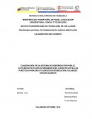 Proyecto ELABORACIÓN DE UN SISTEMA DE SUBIRRIGACIÓN PARA EL AUTO-RIEGO DE PLANTAS ORNAMENTALES A BASE DE BOTELLAS PLÁSTICAS PARA SER UTILIZADOS EN REUBICACIÓN, CALABOZO ESTADO GUÁRICO