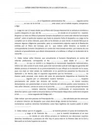 SUMARIO DISCIPLINARIO.. Página 1