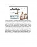 EL VALOR DE LA JUSTICIA.