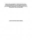 APALANCAMIENTO Y ESTRUCTURA DE CAPITAL, HACIENDO ENFASIS EN EL APALANCAMIENTO OPERATIVO, APALANCAMIENTO FINANCIERO Y APALANCAMIENTO TOTAL Y ANALISIS DEL PUNTO DE EQUILIBRIO