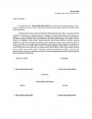 Carta Poder para actos de Administración..