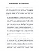 Comentario de la película ¨Su juego favorito.