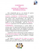 Que es el Contrato de Agencia Internacional.