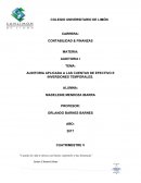 AUDITORIA APLICADA EN LAS CUENTAS DE EFECTIVO