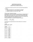 UNIVERSIDAD DE ANTIOQUIA ESCUELA DE MICROBIOLOGÍA LABORATORIO DE QUÍMICA ANALÍTICA ANÁLISIS DE UN ÁCIDO POLÍPTICO POR TITULACIÓN PEHACHIMETRIA