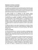 Estrategias de enseñanza y aprendizaje ¿Qué es la enseñanza y el aprendizaje?