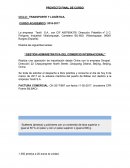 FACTURA COMERCIAL: CN 2017/987 con fecha 11-02-2017. (incoterms CFR Puerto BILBAO)