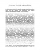 LA LITERATURA PARA JÓVENES Y LOS JÓVENES EN ELLA.