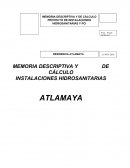 MEMORIA DESCRIPTIVA Y DE CÁLCULO