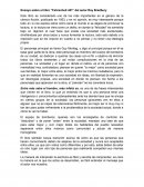 Ensayo sobre el libro “Fahrenheit 451” del autor Ray Bradbury