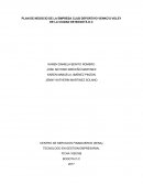 Creacion empresa PLAN DE NEGOCIO DE LA EMPRESA CLUB DEPORTIVO VENKO’S VOLEY DE LA CIUDAD DE BOGOTÁ D.C