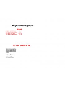 Proyecto DATOS GENERALES, ESTUDIO DE MERCADO. Página 1