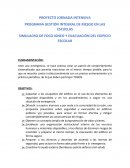 PROYECTO JORNADA INTENSIVA PROGRAMA GESTIÓN INTEGRAL DE RIESGO EN LAS ESCUELAS SIMULACRO DE FOCO IGNEO Y EVACUACIÓN DEL EDIFICIO ESCOLAR