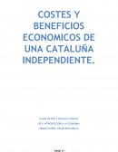 Análisis coste beneficio de la independencia de Cataluña.