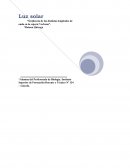 Luz solar “Incidencia de las distintas longitudes de onda en la especie Verbena”.