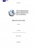 Esquema de proyecto de investigacion.