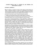 Acciones básicas para la atención de una persona con afectación a la salud