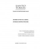 TECNICO EN CONSTRUCCIONES CIVILES INFORME DE PRÁCTICA LABORAL