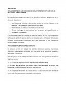 SEÑALAMIENTO DE LAS DIMENSIONES DE LA PRÁCTICA CON LAS QUE SE RELACIONA DIRECTAMENTE.