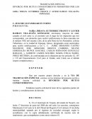 DIVORCIO POR MUTUO CONSENTIMIENTO PROMOVIDO POR LOS SRES: SAIRA JOHANA GUTIERREZ FRANCO Y JAVIER DAMIAN VILLAFAÑA GONZALEZ. C. JUEZ DE LO FAMILIAR EN TURNO