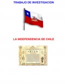 En este trabajo se desarrollara un período de nuestra historia nacional; LA INDEPENDENCIA DE CHILE. Este período duro 13 años aproximadamente, desde 1810 hasta 1823.