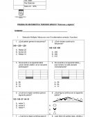 PRUEBA DE MATEMÁTICA TERCERO BÁSICO “Patrones y algebra”