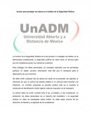 Acción para proteger los datos en el ámbito de la Seguridad Pública