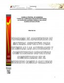 Programa de Adquisición de Material Deportivo para estimular las actividades y competencias deportivas comunitarias Rómulo Gallegos Estado Apure